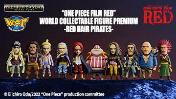 >ONE PIECE FILM RED WORLD COLLECTABLE FIGURE PREMIUM RED HAIR PIRATES